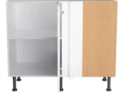 Optifit Küchen-Eck-Unterschrank für Geschirrsp. Bengt932 100/65x 87x 58,4cm Weiß