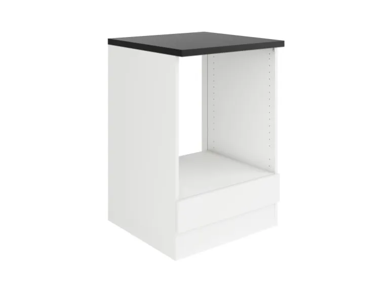 Optifit Küchen-Herdumbau 60 x 88 x 60 cm Luca932 Weiß Anthrazit