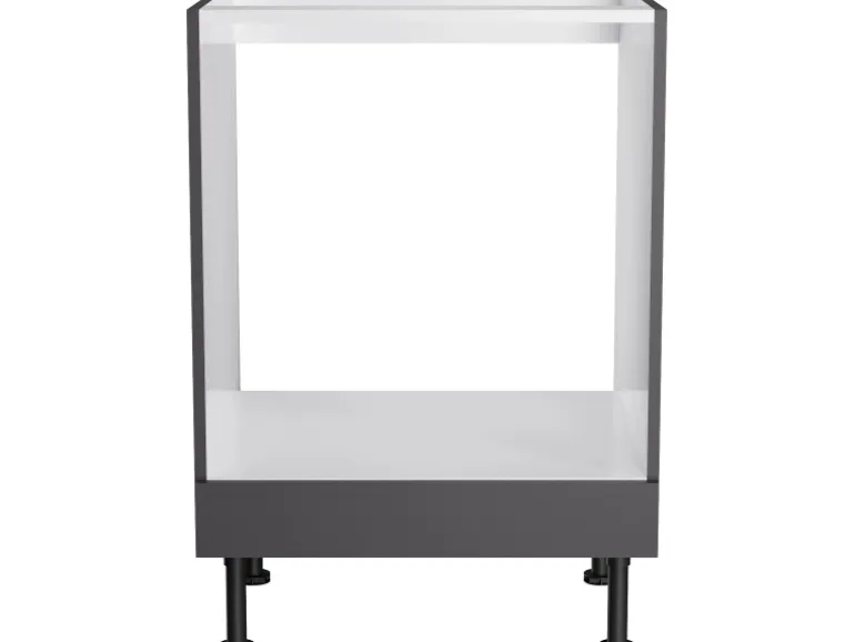Optifit Küchen-Herdumbau Ingvar420 60 cm x 87 cm x 58,4 cm Anthrazit Matt