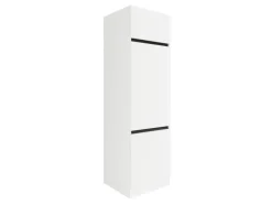 Optifit Küchen-Hochschrank f. Kühlschr. 60x206,8x57,1cm Luca932 Weiß Anthra.