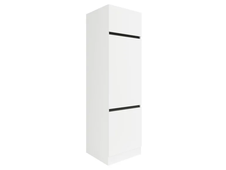 Optifit Küchen-Hochschrank f. Kühlschr. 60x206,8x57,1cm Luca932 Weiß Anthra.