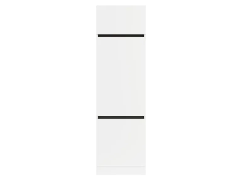 Optifit Küchen-Hochschrank f. Kühlschr. 60x206,8x57,1cm Luca932 Weiß Anthra.