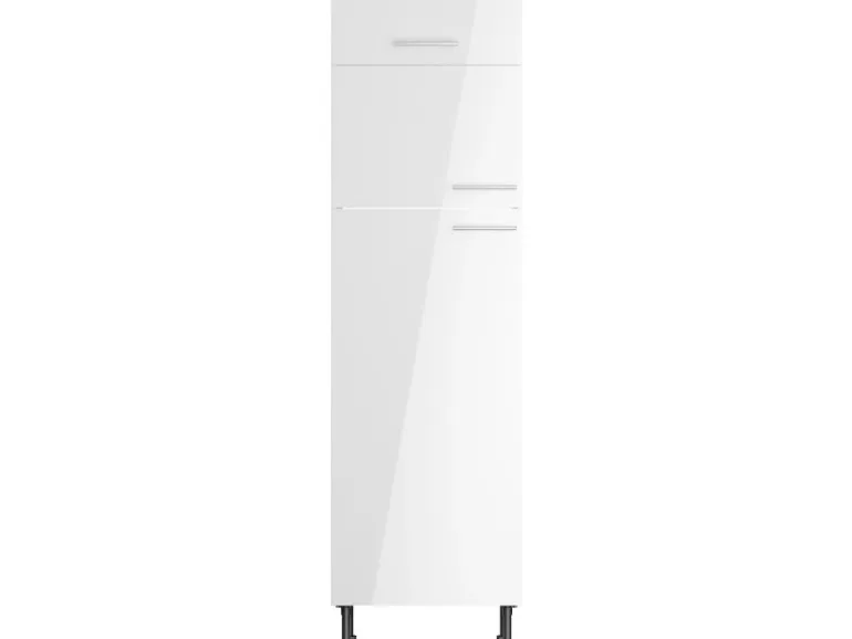 Optifit Küchen-Hochschrank für Kühl-Gefrier-Kombi Rurik986 60 cm Weiß