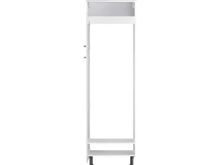 Optifit Küchen-Hochschrank für Kühl-Gefrier-Kombi Rurik986 60 cm Weiß