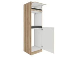 Optifit Küchen-Hochschrank f. Backofen u. Kühlschrank 60 cm Kaya290 Wildeiche NB