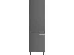Optifit Küchen-Hochschrank Ingvar420 60 cm x 211,8 cm x 58,4 cm Anthrazit Matt