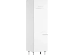 Optifit Küchen-Hochschrank für Kühlschrank Bengt932 60cm x 211,8cm x 58,4cm Weiß