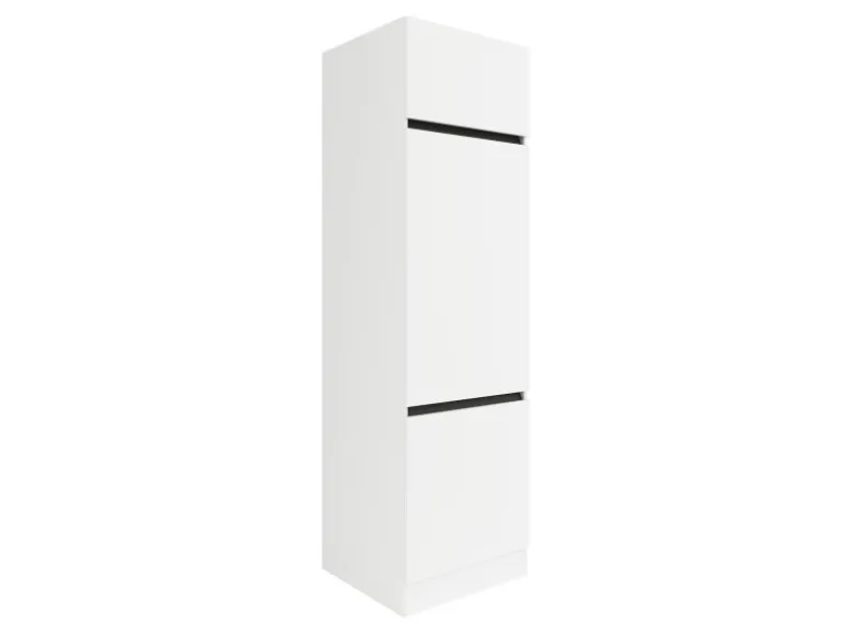 Optifit Küchen-Hochschrank 60 x 206,8 x 57,1 cm Luca932 Weiß Anthrazit