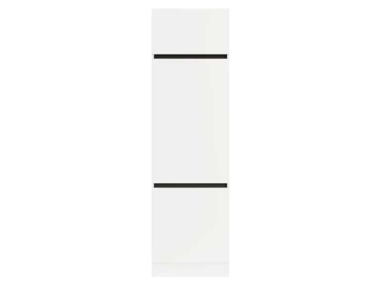 Optifit Küchen-Hochschrank 60 x 206,8 x 57,1 cm Luca932 Weiß Anthrazit
