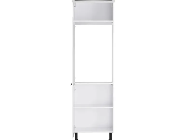 Optifit Küchen-Hochschrank für Kühlschrank Arvid986 60cm x 211,8cm x 58,4cm Weiß