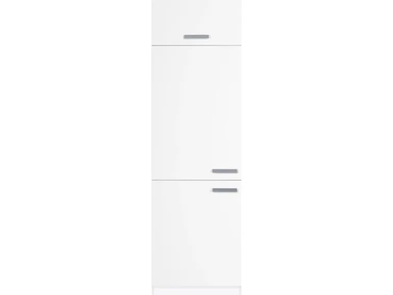 Optifit Küchen-Hochschrank für Kühlschrank Salo214 60cm x 206,8cm x 57,1cm Weiß