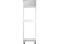 Optifit Küchen-Hochschrank für Backofen und Kühlschrank Arvid986 60 cm Weiß