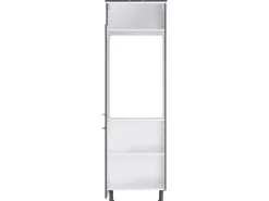 Optifit Küchen-Hochschrank für Kühlschrank Ingvar420 60 cm Anthrazit Matt