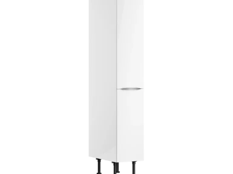 Optifit Küchen-Midi-Apothekerschrank Arvid986 30 cm x 176,6 cm x 58,4 cm Weiß