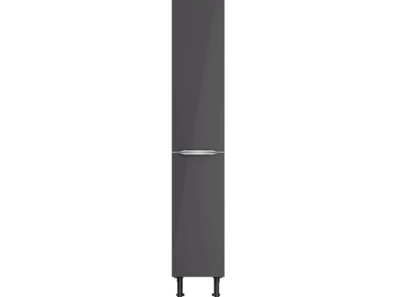 Optifit Küchen-Midi-Apothekerschrank Linus984 30 cm Anthrazit-Wildeiche