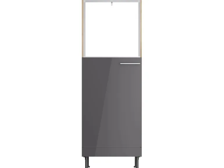 Optifit Küchen-Midischr. für Backo. und Kühls. Jonte984 60cm Anthrazit-Wildeiche