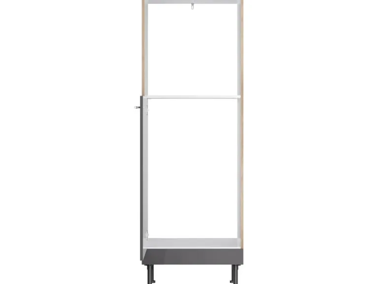 Optifit Küchen-Midischr. für Backo. und Kühls. Jonte984 60cm Anthrazit-Wildeiche