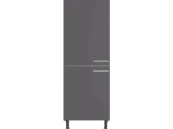 Optifit Küchen-Midischrank für Kühlschrank Ingvar420 60 cm Anthrazit Matt
