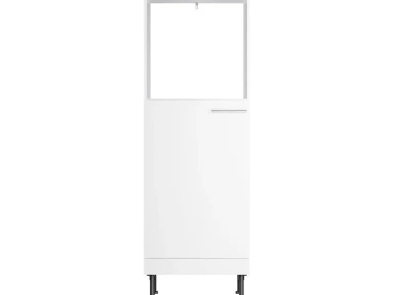 Optifit Küchen-Midischrank für Backofen und Kühlschrank Bengt932 60 cm Weiß