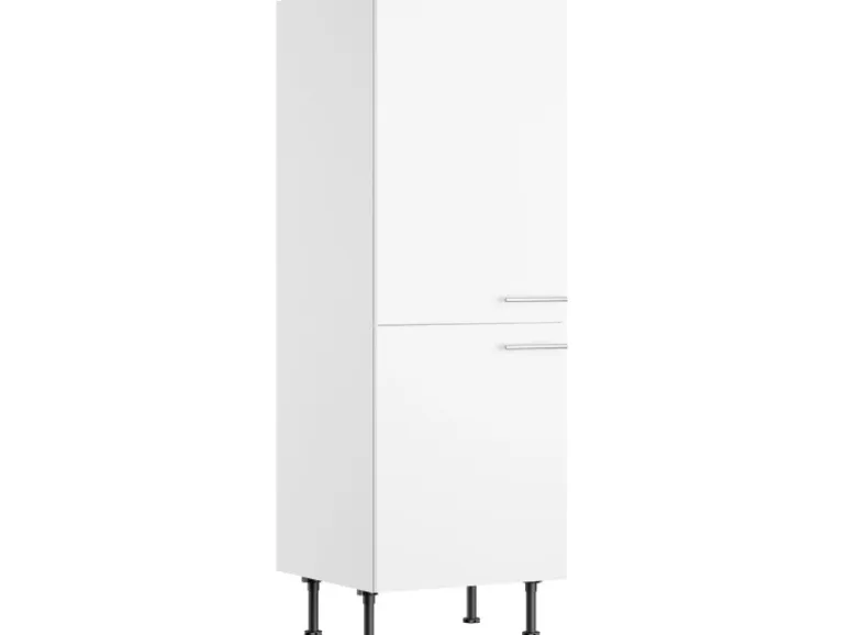 Optifit Küchen-Midischrank für Kühlschrank Bengt932 60cm x 176,6cm x 58,4cm Weiß