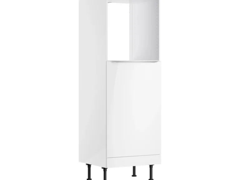 Optifit Küchen-Midischrank für Backofen und Kühlschrank Arvid986 60 cm Weiß