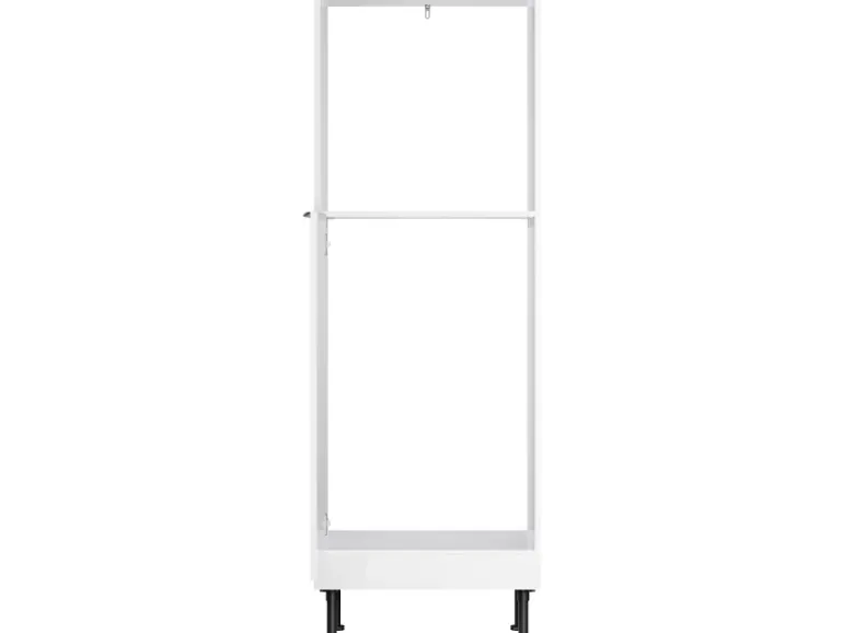 Optifit Küchen-Midischrank für Backofen und Kühlschrank Arvid986 60 cm Weiß