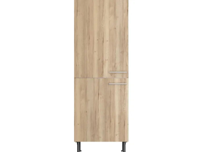 Optifit Küchen-Midischrank für Kühlschr. Erik290 60cmx176,6cmx58,4cm WildEiche