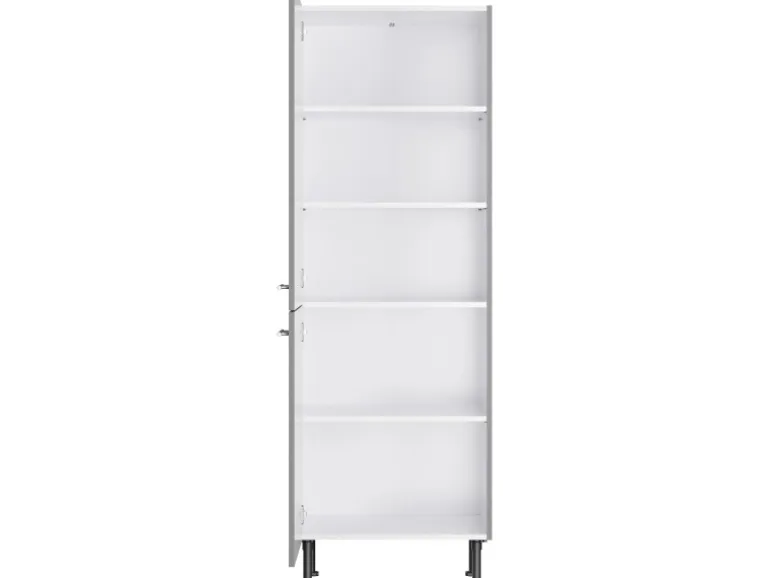 Optifit Küchen-Midischrank Mats825 60 cm x 176,6 cm x 58,4 cm Basaltgrau
