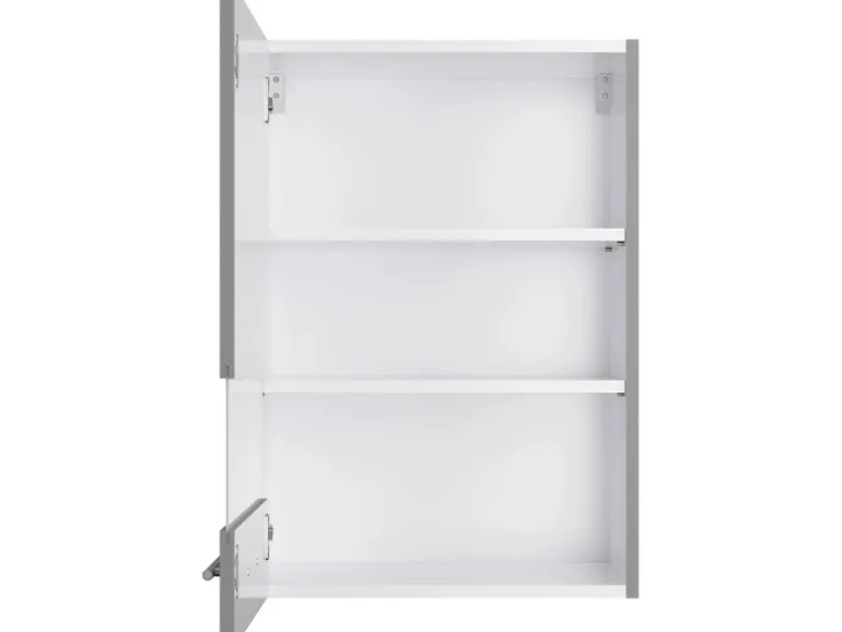 Optifit Küchen-Oberschrank mit Glassegment Mats825 50 cm Basaltgrau