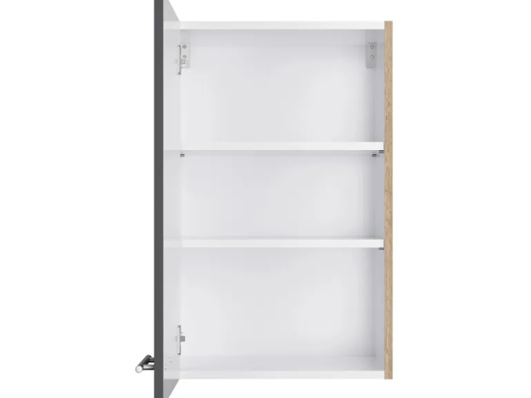 Optifit Küchen-Oberschrank Jonte984 45cm x 70,4cm x 34,9cm Anthrazit-Wildeiche