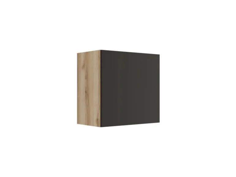 Optifit Küchen-Oberschrank 60 x 57,6 x 34,6 cm Noah420 Anthrazit Wildeiche NB