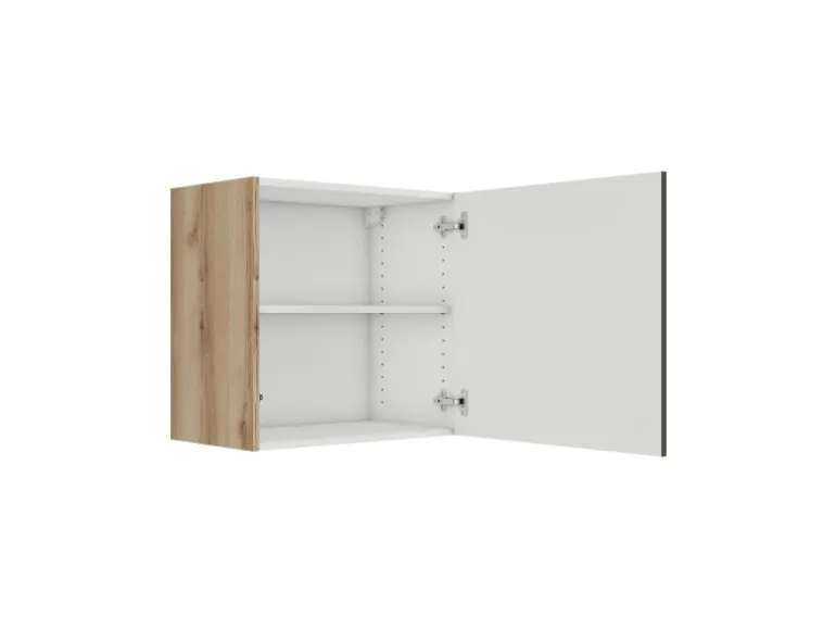 Optifit Küchen-Oberschrank 60 x 57,6 x 34,6 cm Noah420 Anthrazit Wildeiche NB