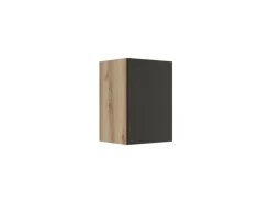 Optifit Küchen-Oberschrank 40 x 57,6 x 34,6 cm Noah420 Anthrazit Wildeiche NB