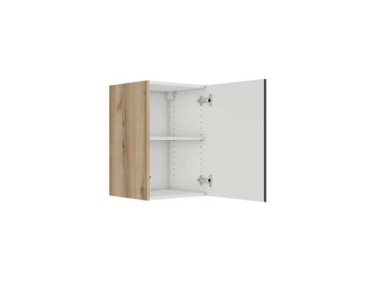 Optifit Küchen-Oberschrank 40 x 57,6 x 34,6 cm Noah420 Anthrazit Wildeiche NB