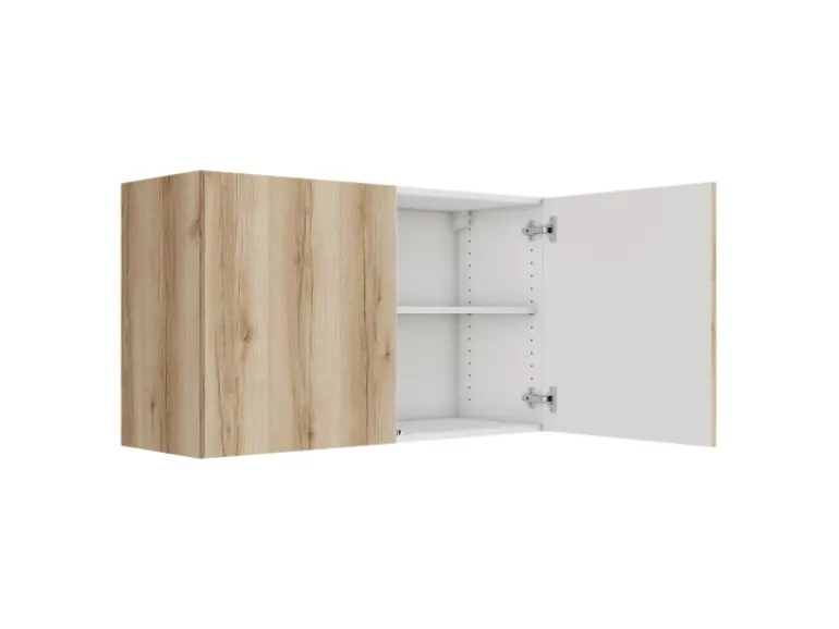 Optifit Küchen-Oberschrank 100 x 57,6 x 34,6 cm Kaya290 Wildeiche Nachbildung