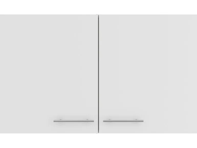 Optifit Küchen-Oberschrank Dakar286 100 cm Weiß Seidenglanz