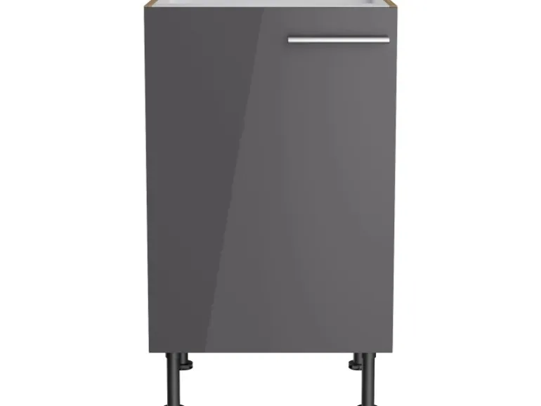 Optifit Küchen-Spülenunterschrank Jonte984 50x87x58,4cm Anthra.-WildEiche