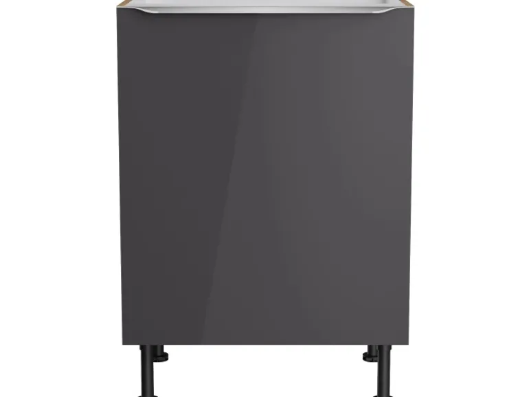 Optifit Küchen-Spülenunterschrank Linus984 60x87x58,4cm Anthra.-WildEiche