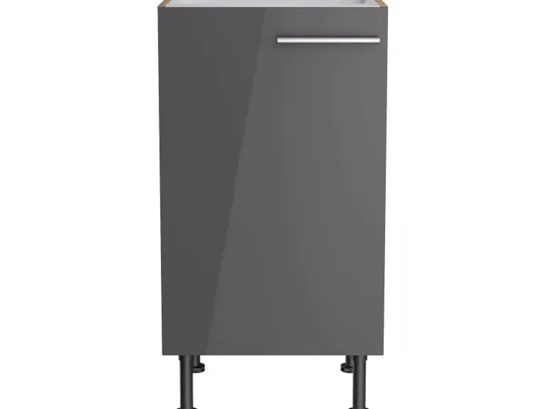 Optifit Küchen-Spülenunterschrank Jonte984 45x87x58,4cm Anthra.-WildEiche