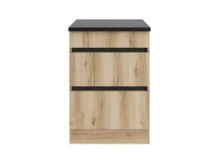 Optifit Küchen-Unterschrank m. Auszügen 60x88x60cm Kaya290 WildEiche Nachbildung