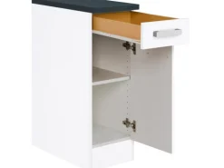 Optifit Küchen-Unterschrank Salo214 30 cm x 84,8 cm x 60 cm Weiß