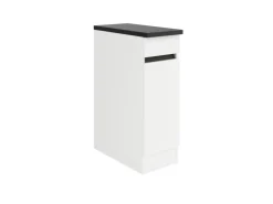 Optifit Küchen-Unterschrank 30 x 88 x 60 cm Luca932 Weiß Anthrazit