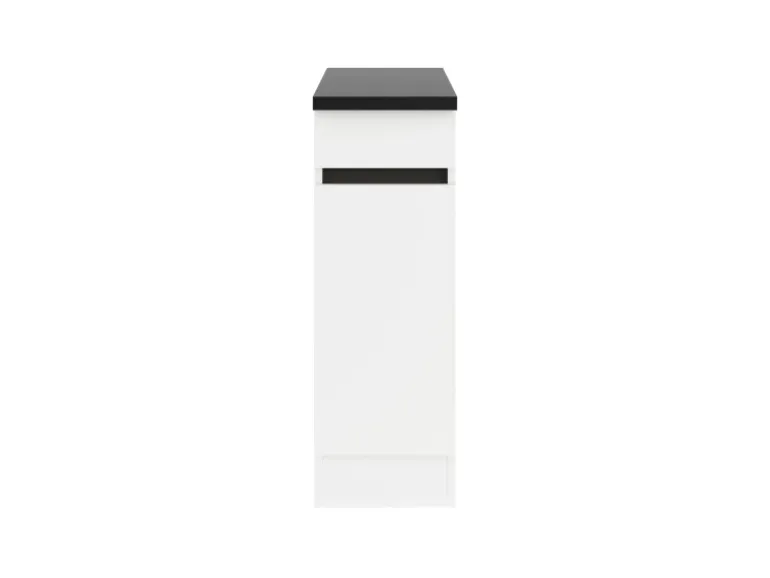 Optifit Küchen-Unterschrank 30 x 88 x 60 cm Luca932 Weiß Anthrazit