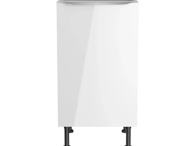 Optifit Küchen-Unterschrank Arvid986 45 cm x 87 cm x 58,4 cm Weiß