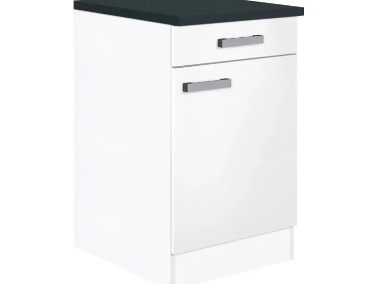 Optifit Küchen-Unterschrank Salo214 50 cm Weiß