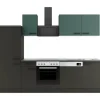 Optifit Küchenzeile KPVM 2742OE-9+ V405/M420 o. E-Geräte Steingr./Anthr. 270cm