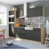 Optifit Küchenzeile OPTIkombi Noah420 ohne E-Geräte 270 cm Anthrazit/Wildeiche