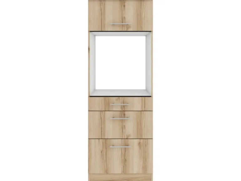 OPTIFIT Livorno290 Küchen-Geräteumbauschrank 60 cm Wildeiche Nachbildung
