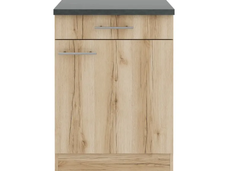 OPTIFIT Livorno290 Küchen-Unterschrank 60 cm Wildeiche Nachbildung