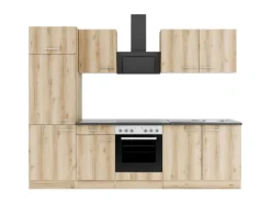 OPTIFIT Livorno290 Küchenzeile 270 cm Wildeiche Nachbildung